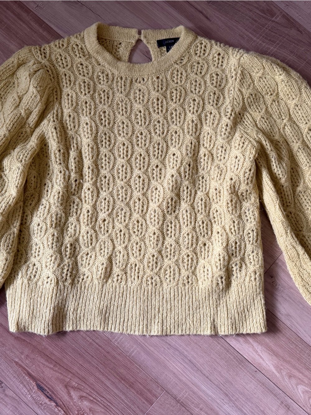 J. Crew Mustard Yellow Knit Sweater